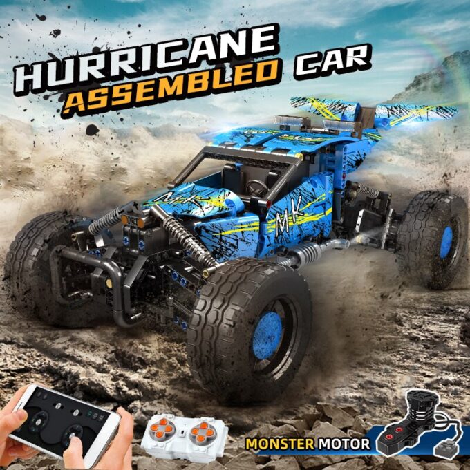 MOULD KING 18019A Motorized Hurricane Graffiti Buggy - 708 PCS - Image 2