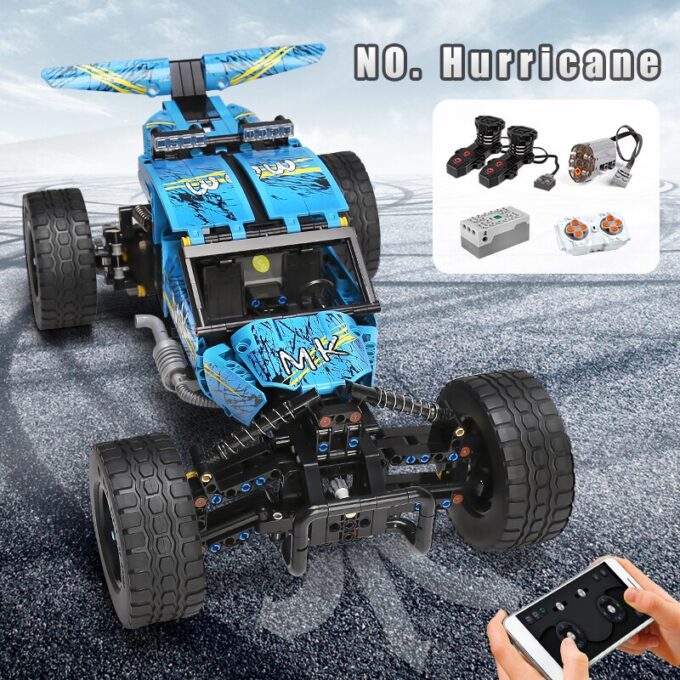 MOULD KING 18019A Motorized Hurricane Graffiti Buggy - 708 PCS - Image 3