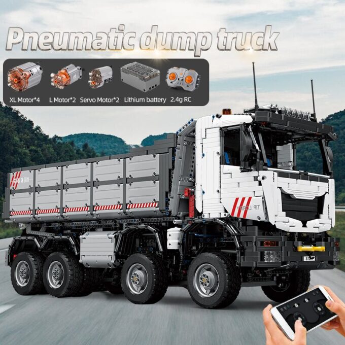 Mould King 19013 Pneumatic Dump Truck - 5768 PCS - Image 4