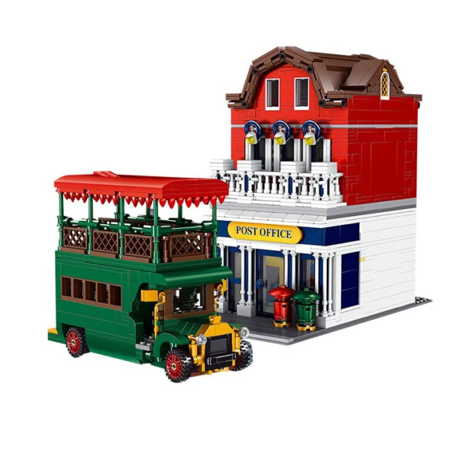 Mould King 11001 The MOC Christmas Post Office Set