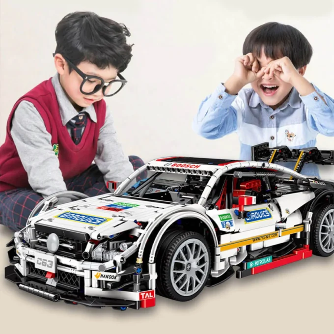 MouldKing 13075 1:8 AMG C63 DTM Racing Car - 2270pcs - Image 11