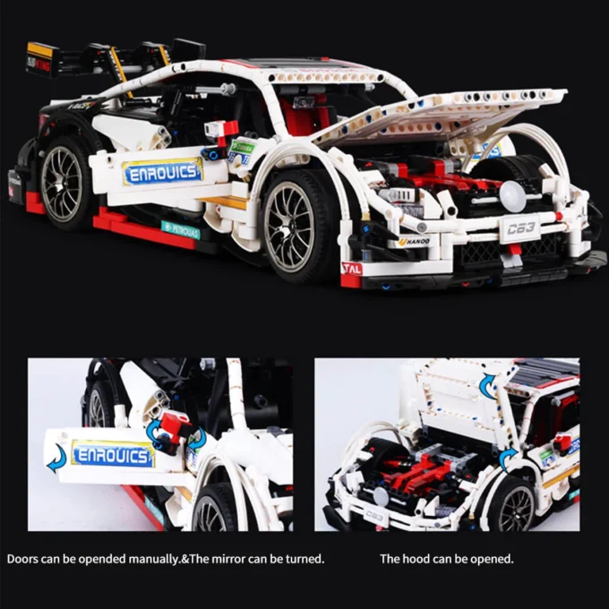 MouldKing 13075 1:8 AMG C63 DTM Racing Car - 2270pcs - Image 5