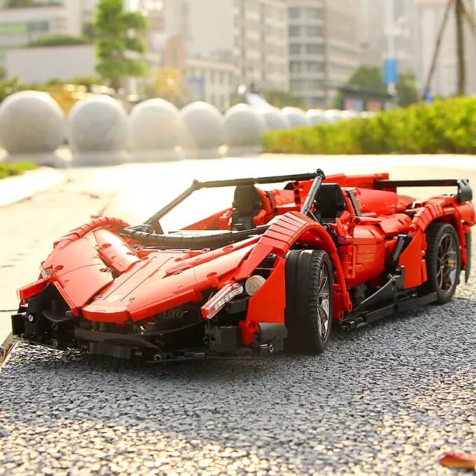 Mould King 13079 1:8 Scale Lamb Veneno Super Car - 2535 PCS - Image 11