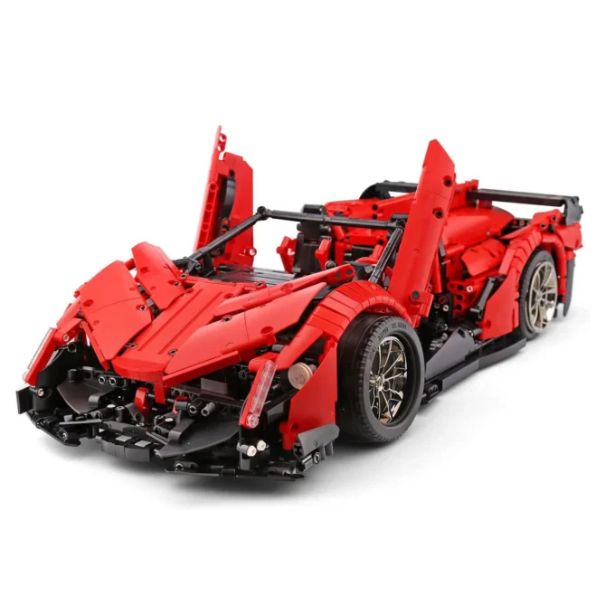 Mould King 13079 1:8 Scale Lamb Veneno Super Car - 2535 PCS - Image 5