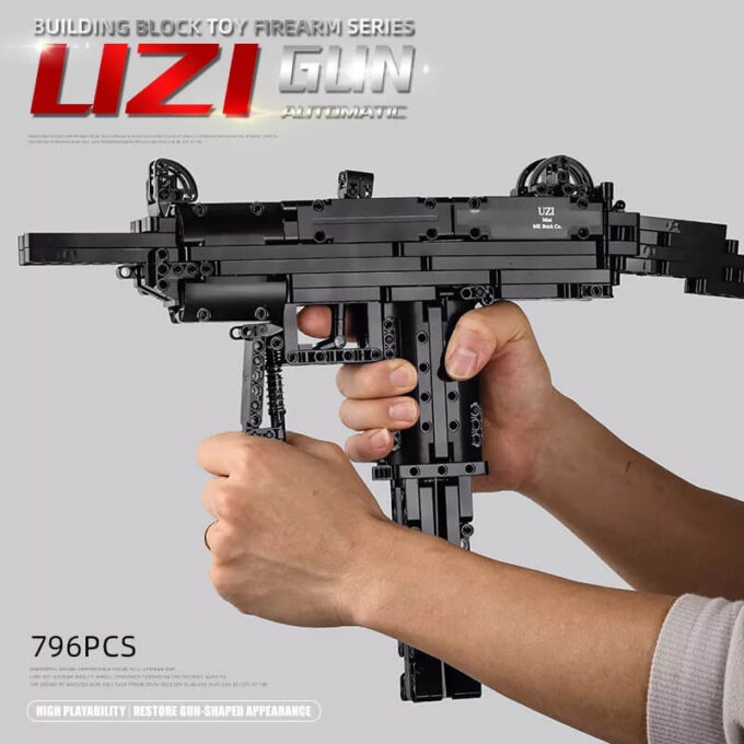 Mould King 14006 Mini Uzi Automatic Gun - 796 PCS - Image 2