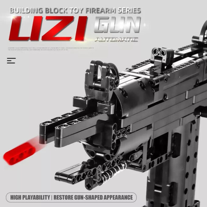 Mould King 14006 Mini Uzi Automatic Gun - 796 PCS - Image 3