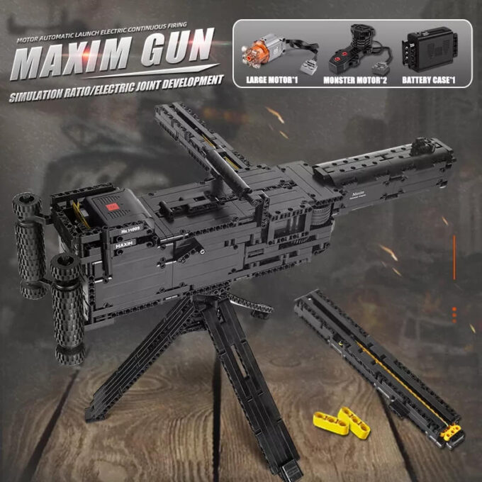 Mould King 14009 Maxim Gun - 1399 PCS - Image 7