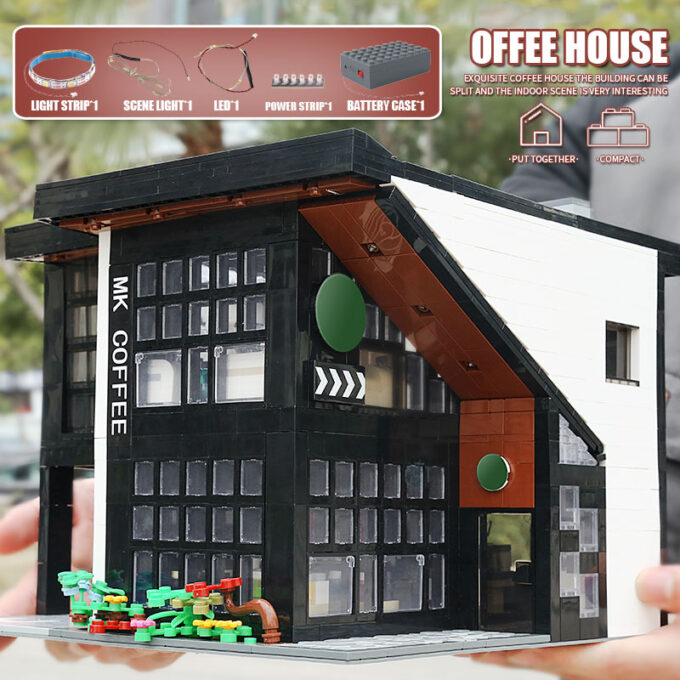 Mould King 16036 Modern Cafe Modular - Image 4