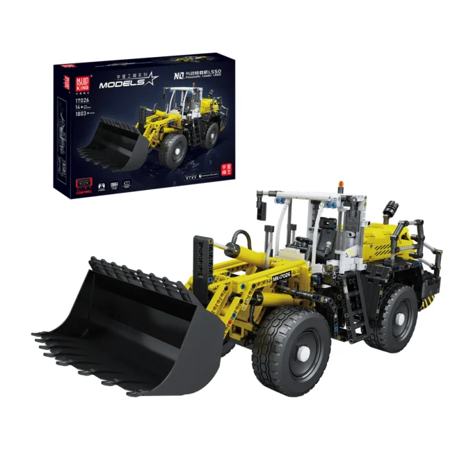 Mould King 17026 Pneumatic Construction Wheel Loader - 1803 PCS