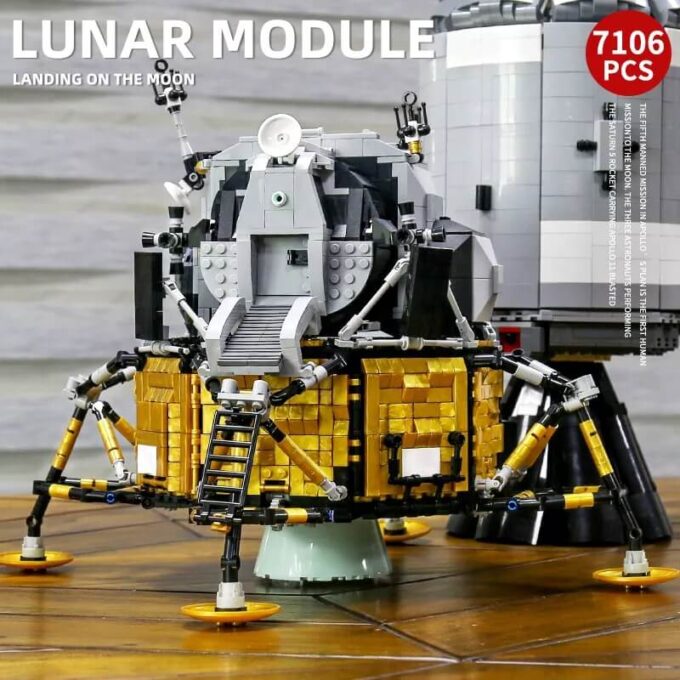 Mould King 21006 APOLLO 11 Spacecraft - 7106 PCS - Image 6