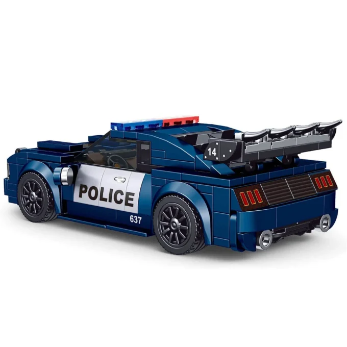 Mould King 27002 The Barricade Police Mini Sports Car - 356 PCS - Image 2