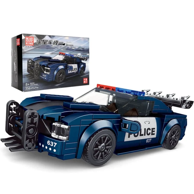 Mould King 27002 The Barricade Police Mini Sports Car - 356 PCS