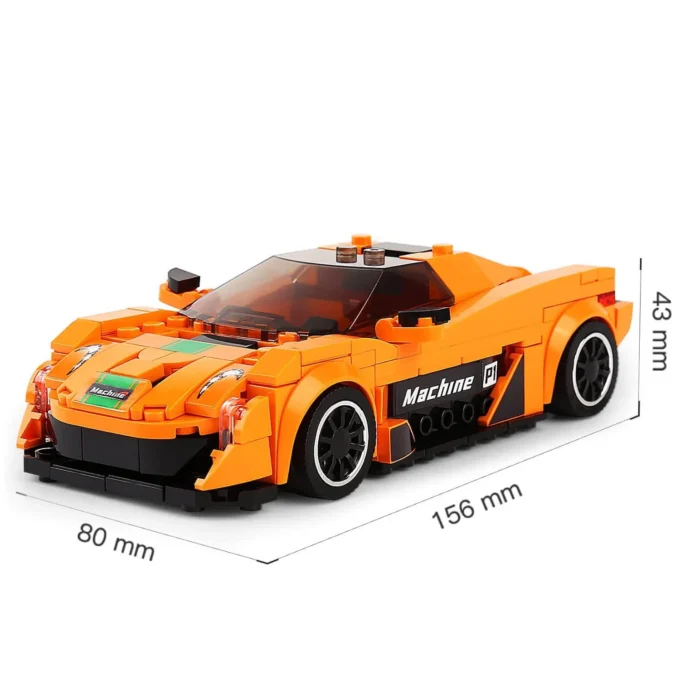 Mould King 27004 The Mini P1 Sports Car - 306 PCS - Image 8