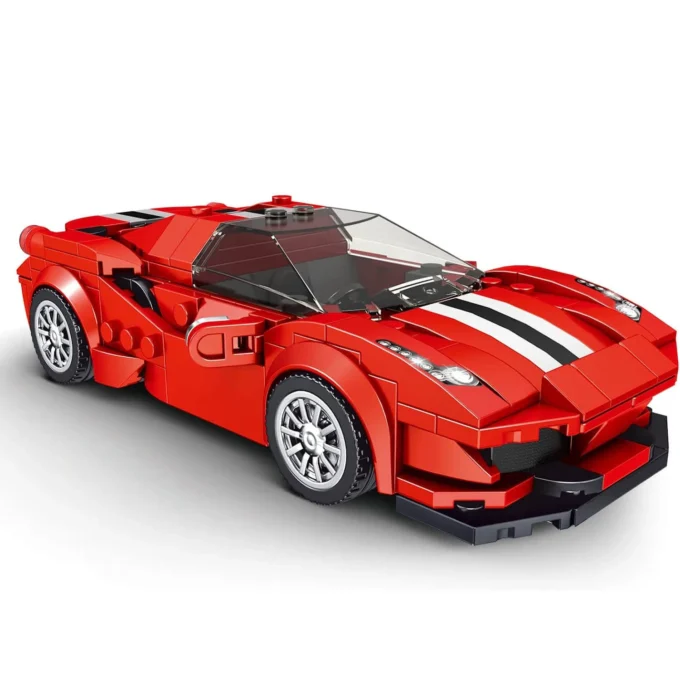 Mould King 27006 The 488 GTB Mini Sports Car - 329 PCS - Image 4