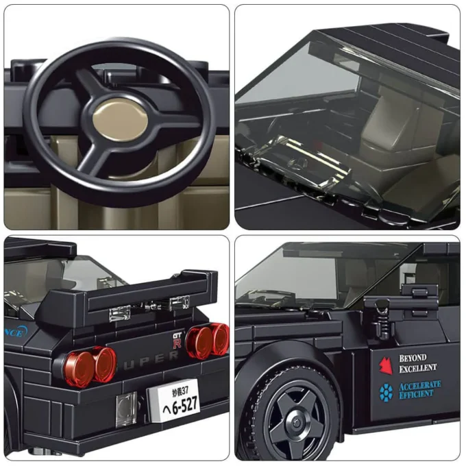 Mould King 27014 The GTR R32 Mini Sports Car - 359 PCS - Image 5