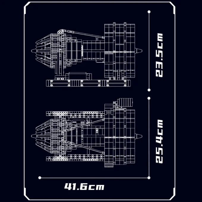 Mould King 10141 Motorised Turbine Engine Building Set - 2256 pcs - Image 5