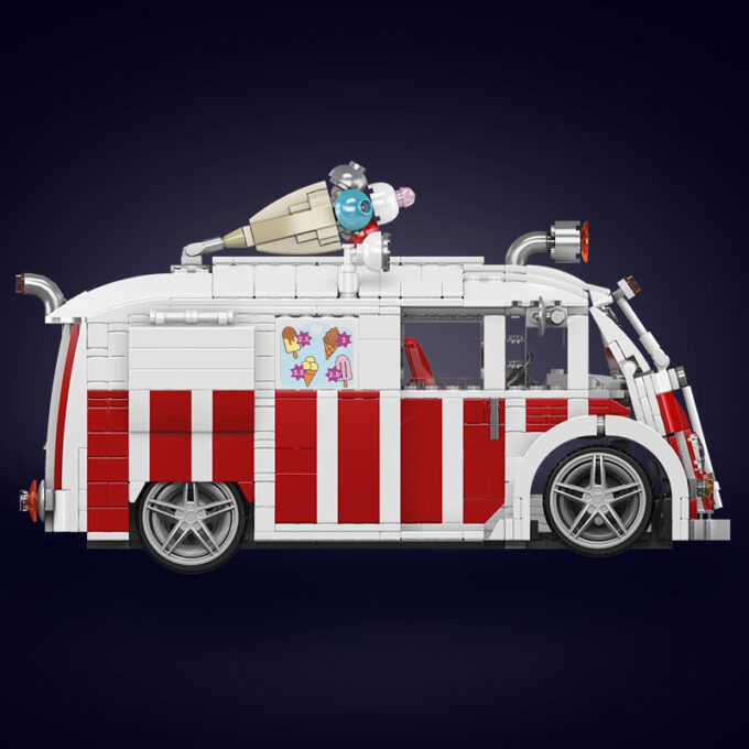 Mould King 10039 Ice Cream Truck - 1078 PCS - Image 3