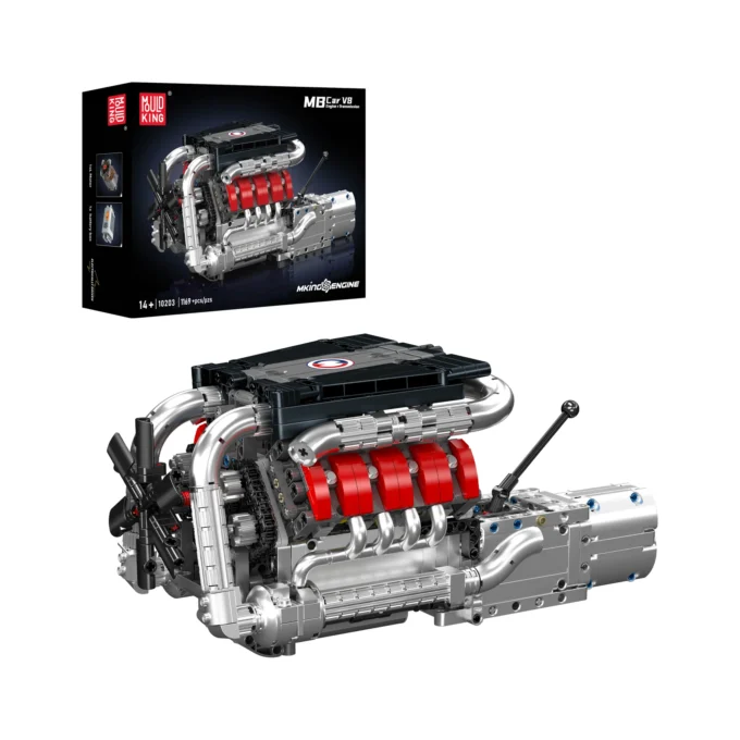 Mould King 10203 M Power V8 Engine & Gearbox Building Set - 1169 pcs