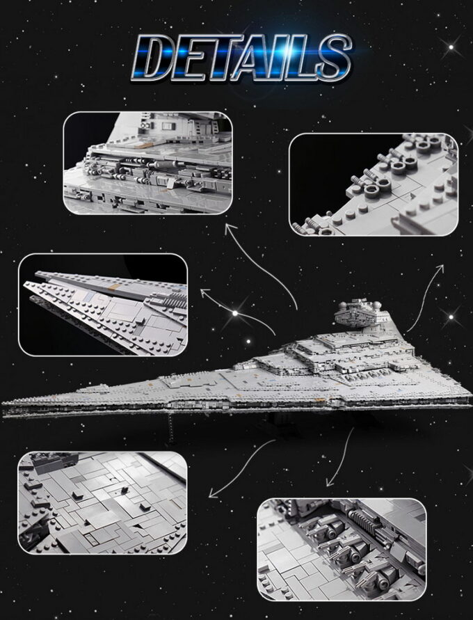 Mould King 13135 MONARCH Imperial Star Destroyer - 11885 PCS - Image 8