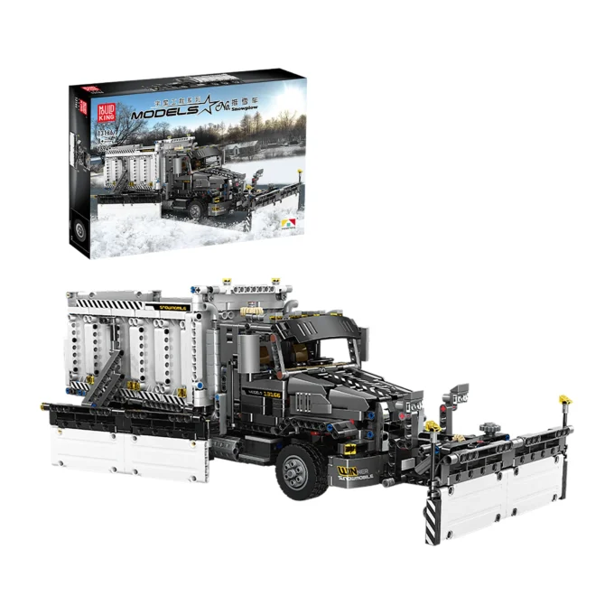 Mould King 13166 Snowplow Truck Building Toy Set - 1694 PCS