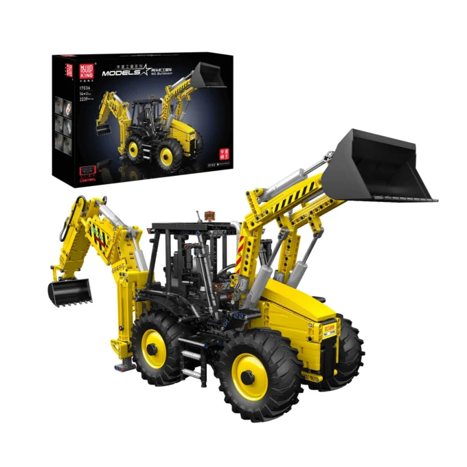 Mould King 17036 Technic Backhoe Loader Construction Building Set - 2239 PCS