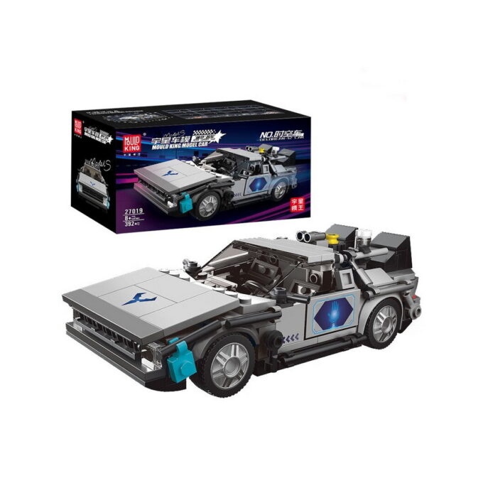 Mould King 27019 DeLorean Time Machine Car - 392 PCS